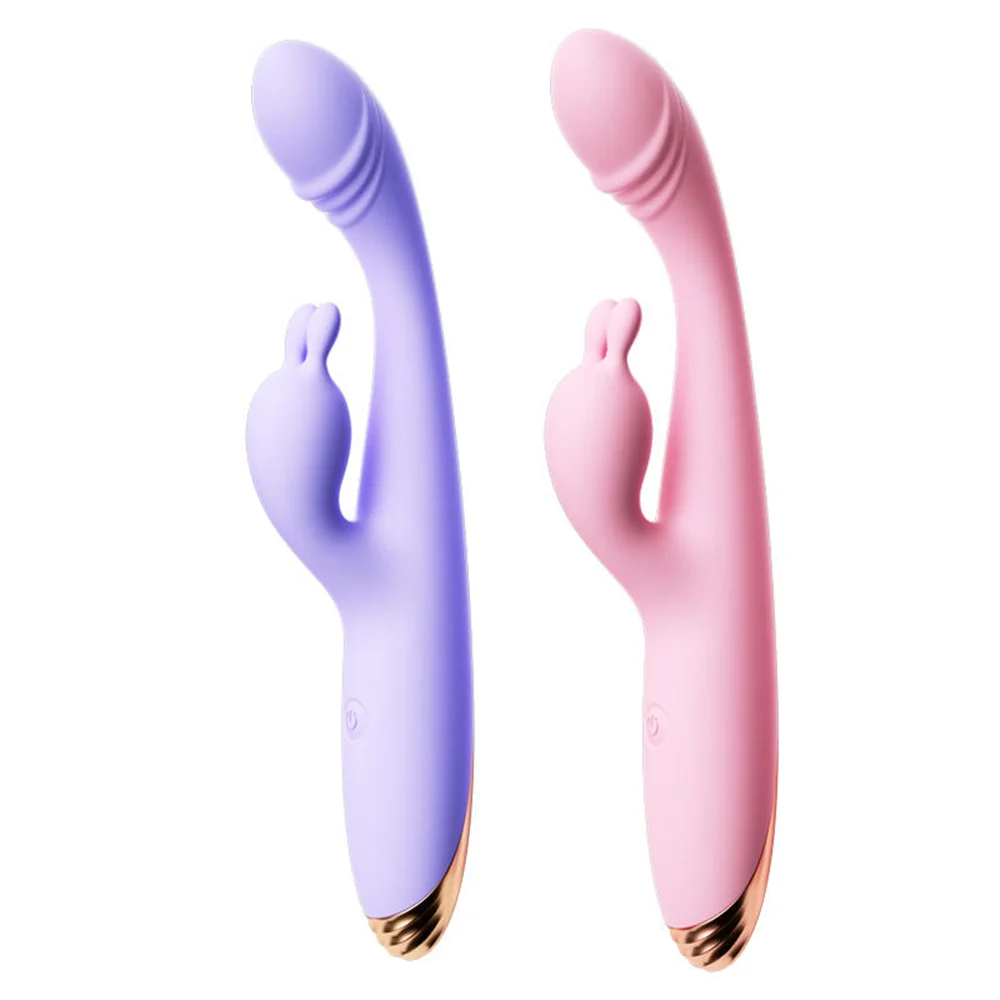 Amoura rabbit G-spot and clitoral vibrator product display