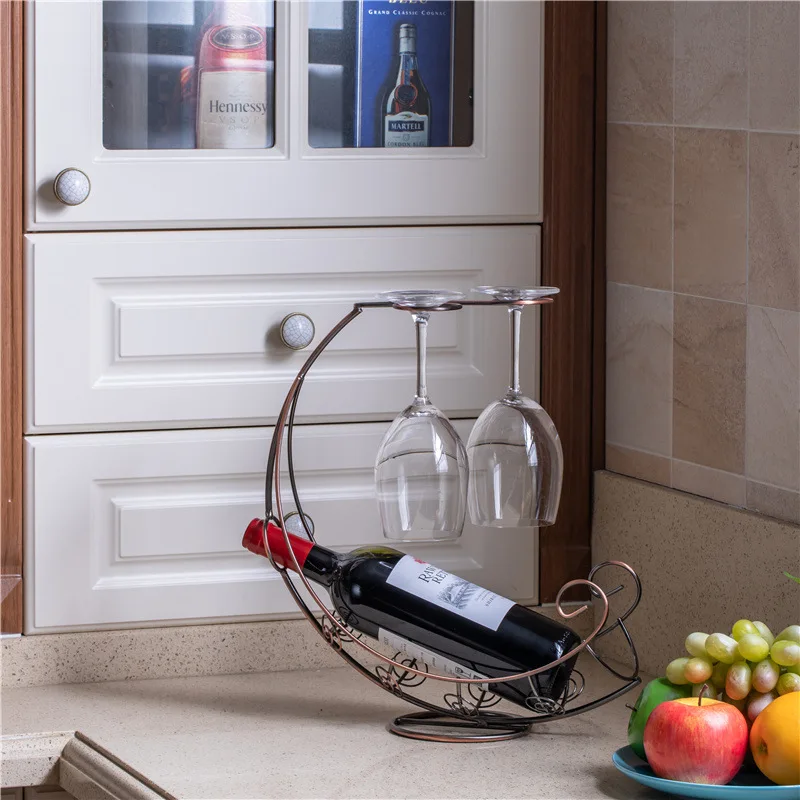 hanging wine glass rack