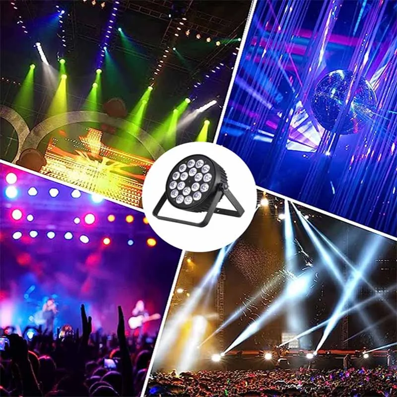 Led Par Lights 18*4w Rgbw 4in1 Led Dmx 512 Dj Disco Stage Light Bar