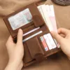 crazy horse leather deep brown