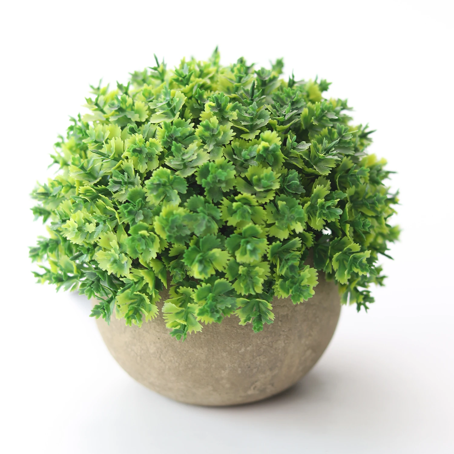 Indoor Decoration Faux Greenery Potted Fake Flowers Bonsai Green Real