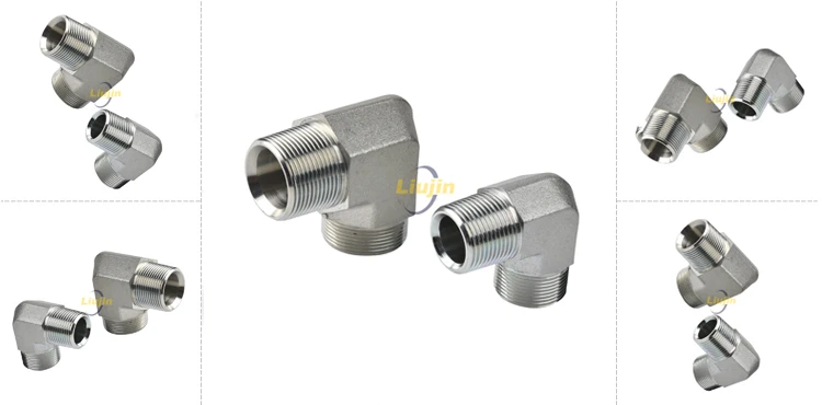 Factory manufacture hydraulic hose nipple steel pipe fittings dimensions