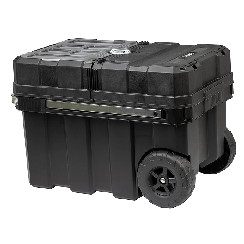 Plastic Rolling Store Tool Box Set Mobile Tool Chest Storage Organizer Portable Case