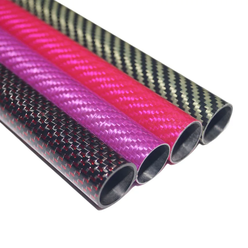 High Quality 3K 1000mm Conical Carbon Fiber Tube Most Popular Purchase for Color Carbon Fiber Tube