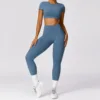 top+leggings blue