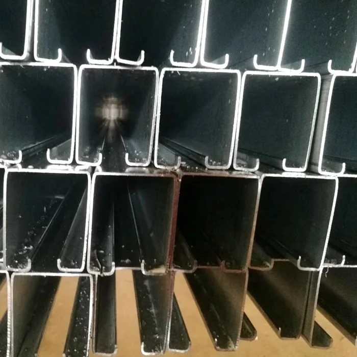 High Quality Top or Bottom Sliding Door Wheel Rail Zinc Plated Roller Guide Track for Sliding Door