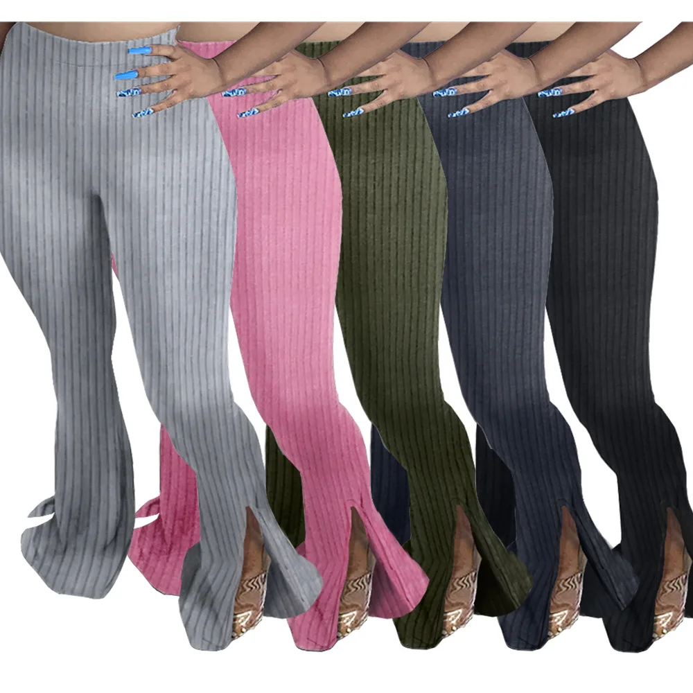 Ladies Leggings Fall Solid Color Women 