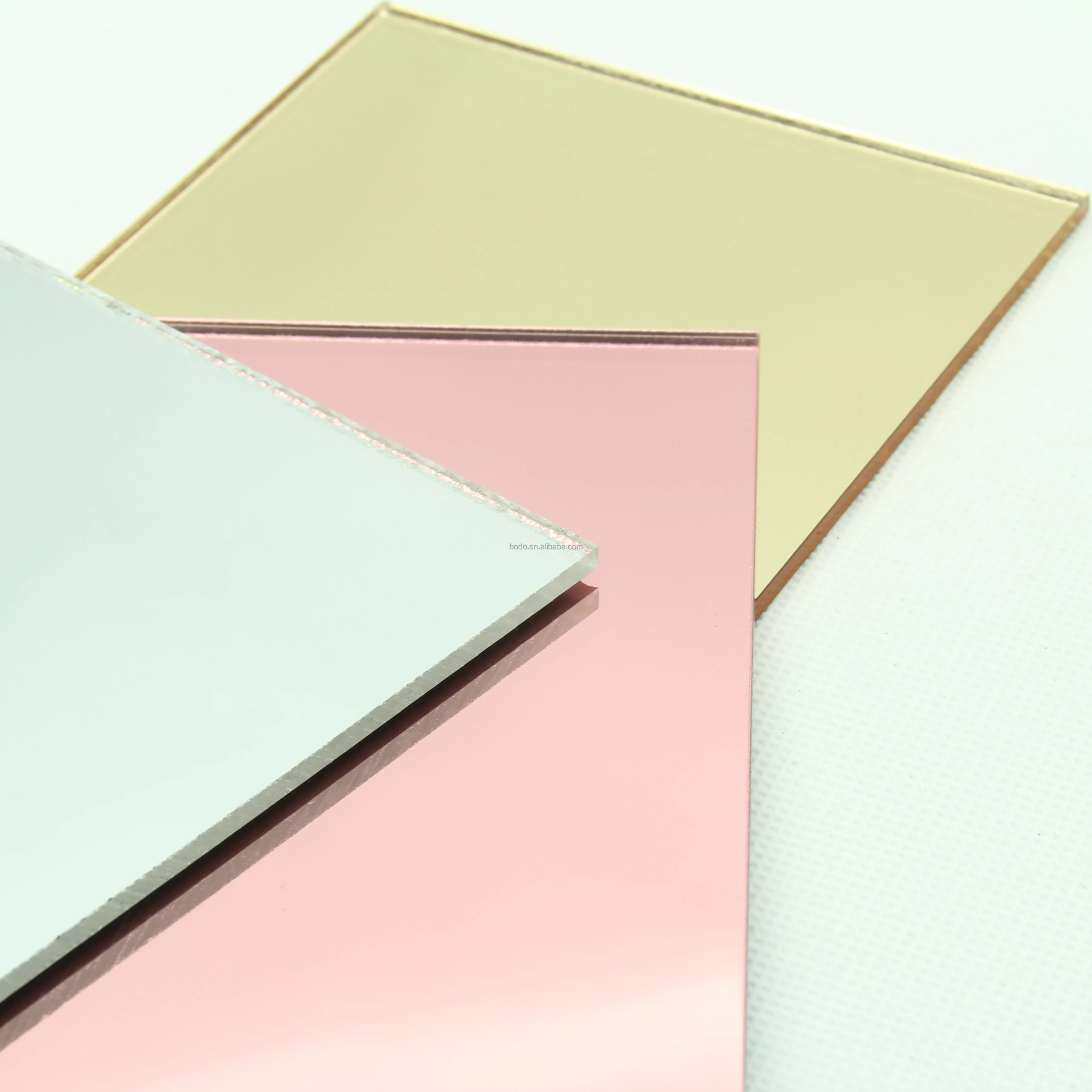 1mm Silver Acrylic Flexible Mirror Sheet/adhesive Rose Gold Acrylic