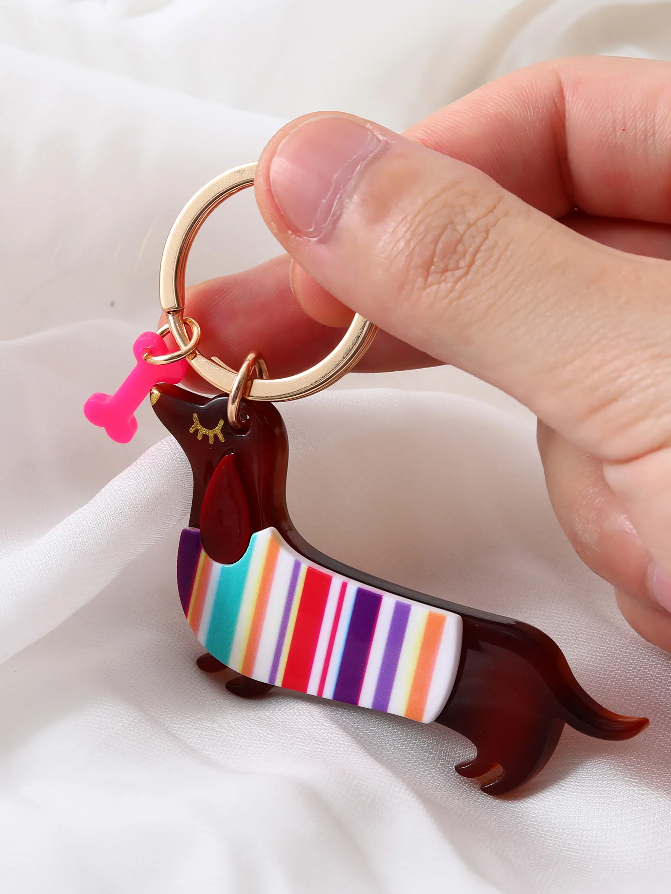 Personalized Dog Keychain Customized Pet Cat Dog Engrave Photo Keychain Dog Breeds Keychain