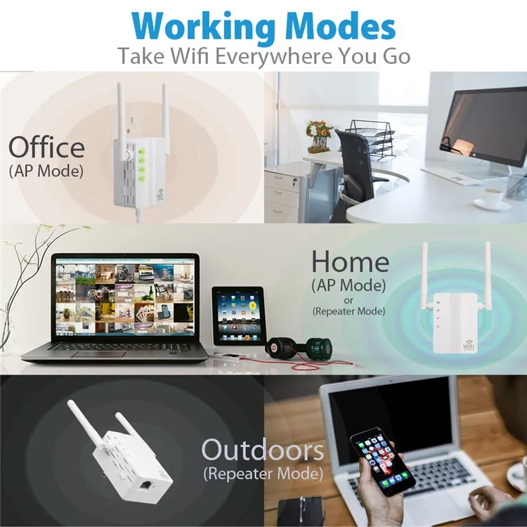 500 метров беспроводной 300 Мбит/с 5 ГГц большой радиус 4g усилитель 4G сетевой стенной ретранслятор Rj45 Wi-Fi сигнал