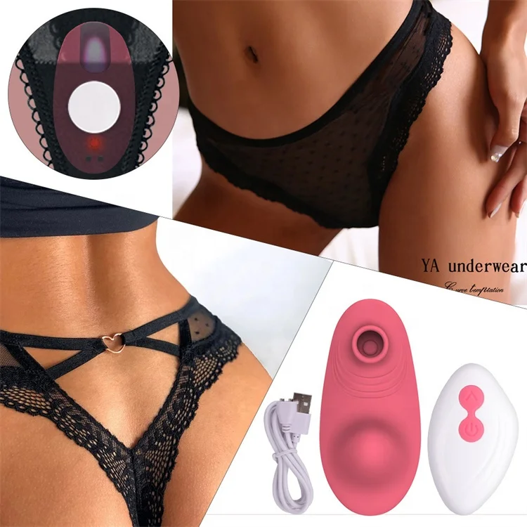 Remote Control Sexy Underwear Panties Vibrator Clitoris Sucker Female Clit  Sucking Vibrator for Women