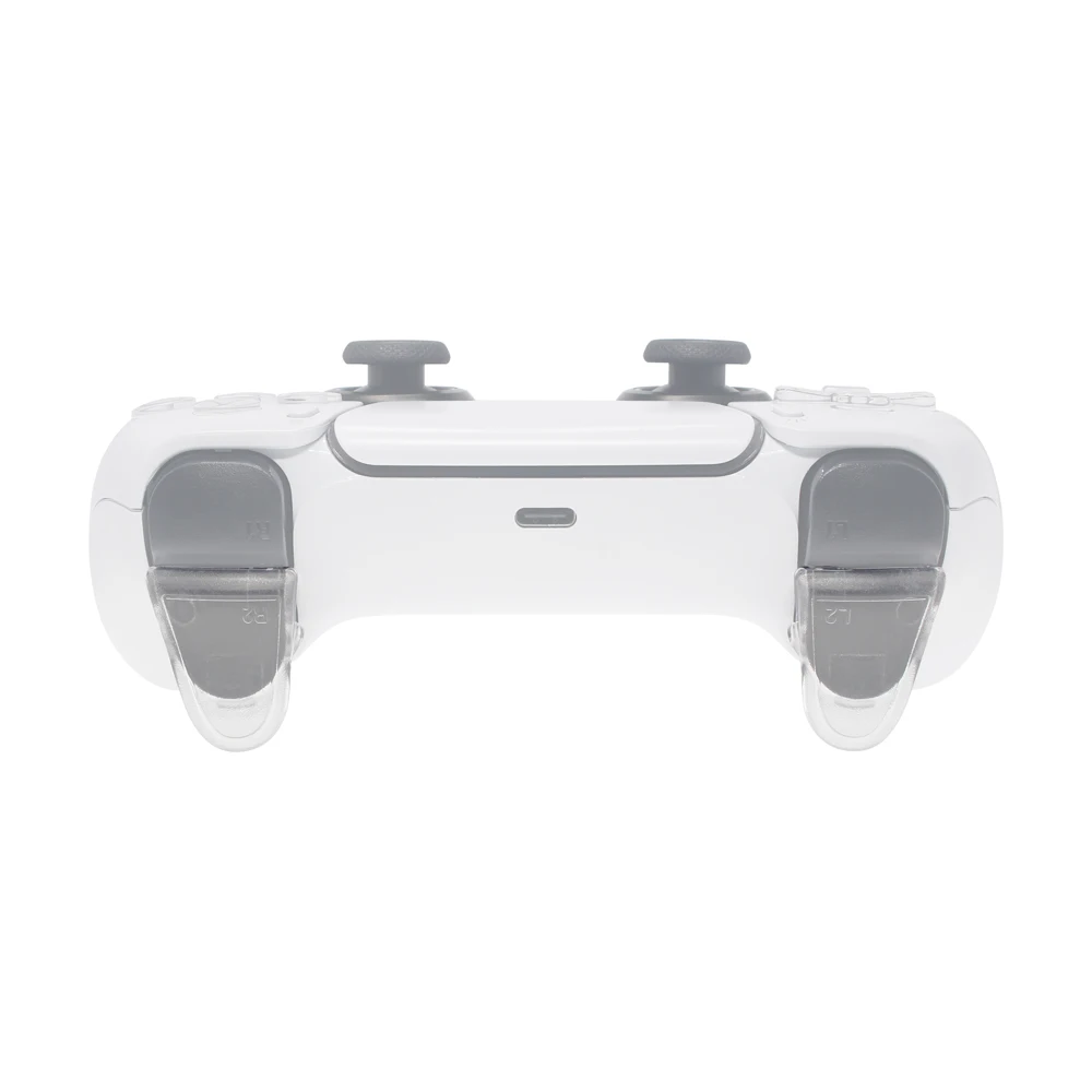 Transparent Smart Trigger Stop Button Mod Kit for PS5 Joystick Controller Faster FPS Shooting L2 R2 Assistant Buttons