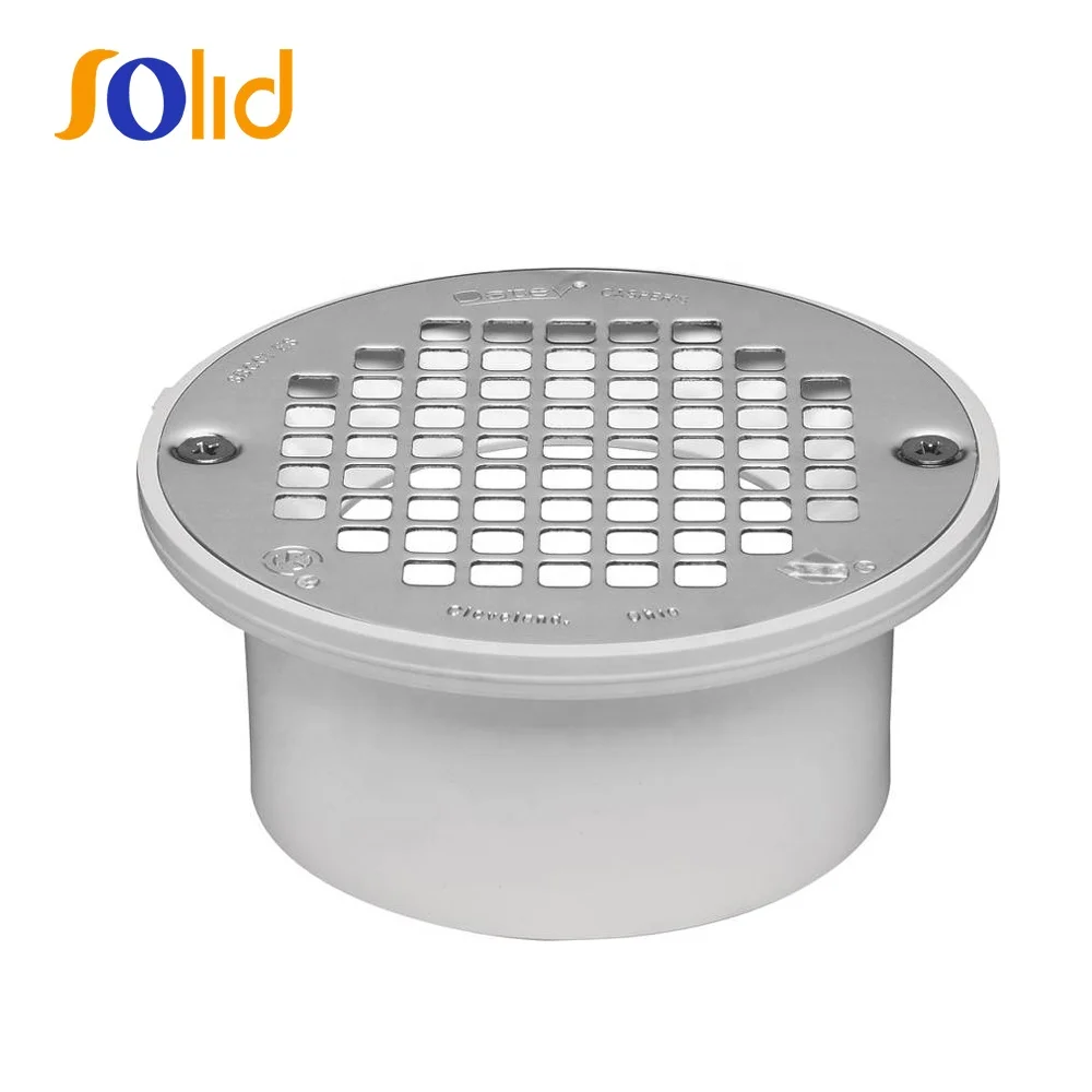 Drainage System UPVC Plastic Material PVC Bell Trap Floor Drain