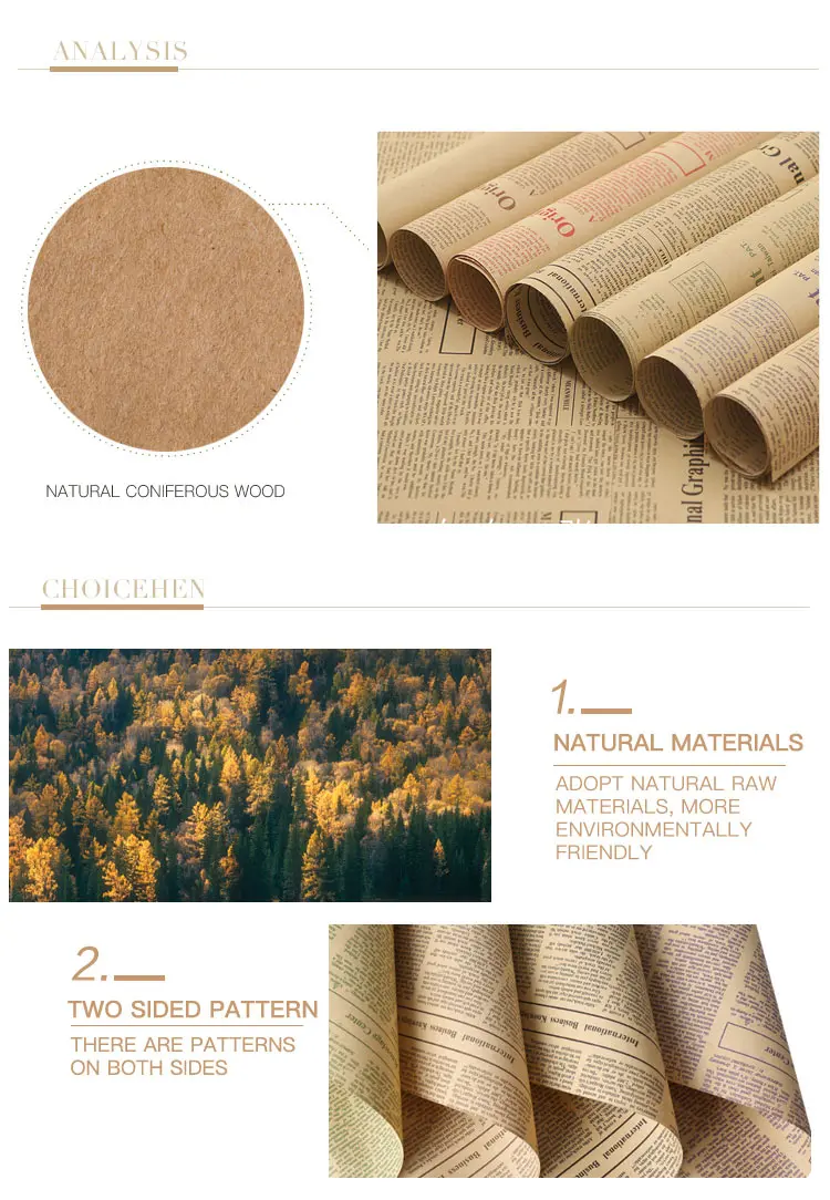 Inunion Decorative Newspaper Craft Paper Newspaper Wrapping Paper Buy