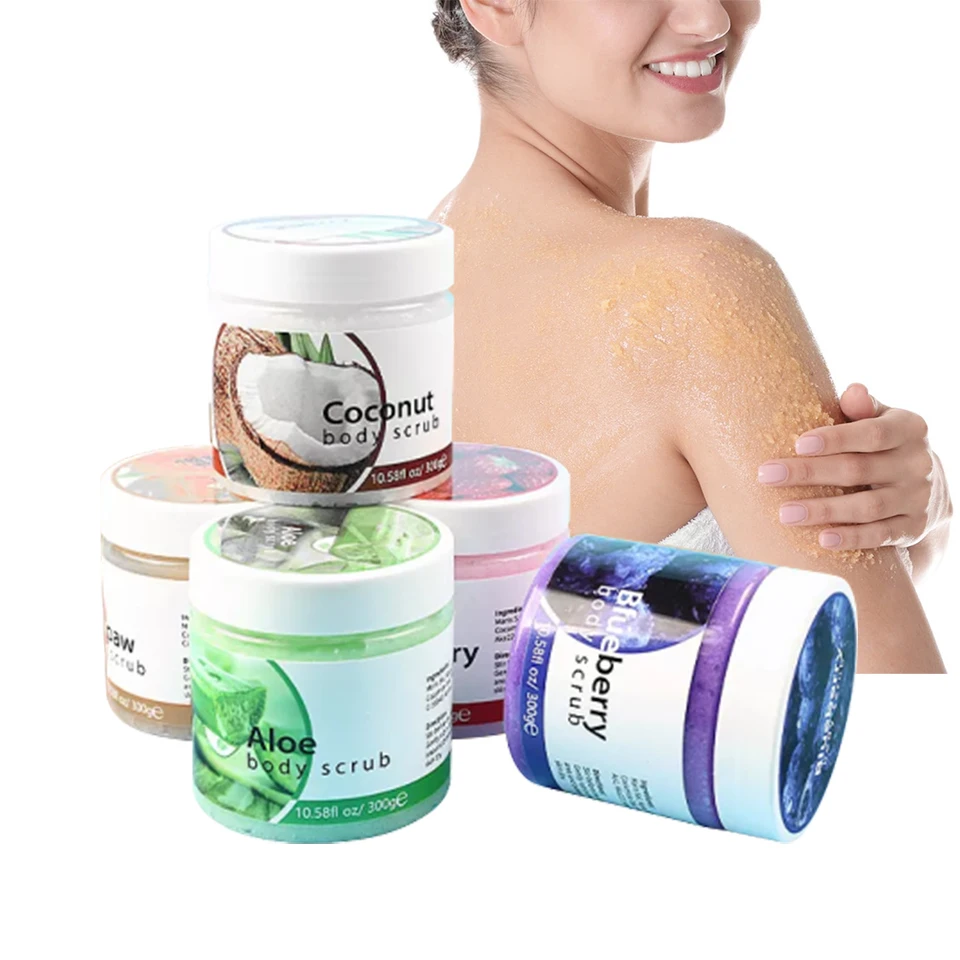 Private Label Wholesale Price Natural Whitening Sugar Body Scrub Organic Body Care Brightening 5907