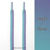 Púrpura/verde