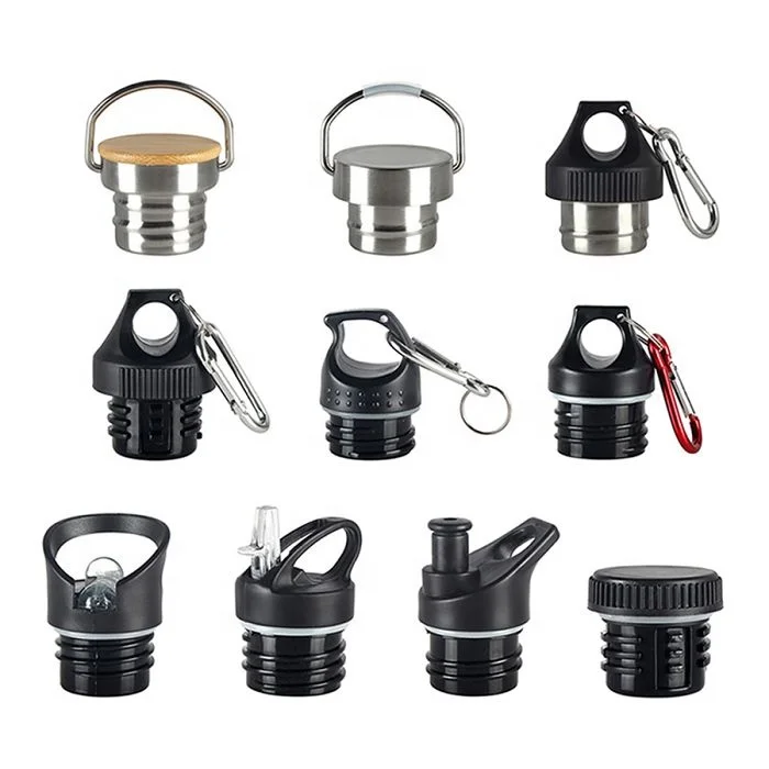 Custom Logo Portable Double Wall Vacuum Flask Stainless Steel Thermos Water Bottle with Handle