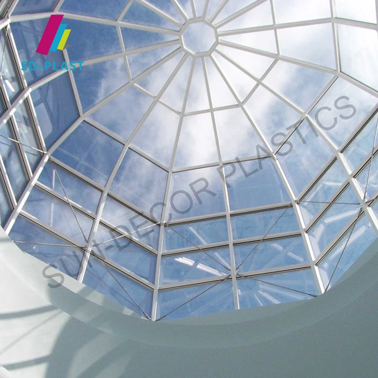 Wholesale Polycarbonate Sky Light Window Polycarbonate Roofing Sheet Roof Glass Dome Skylight Polycarbonate Dome