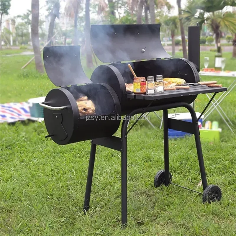 ペレットグリル アメリカンスタイル スモーカー BBQ チャコールグリル 