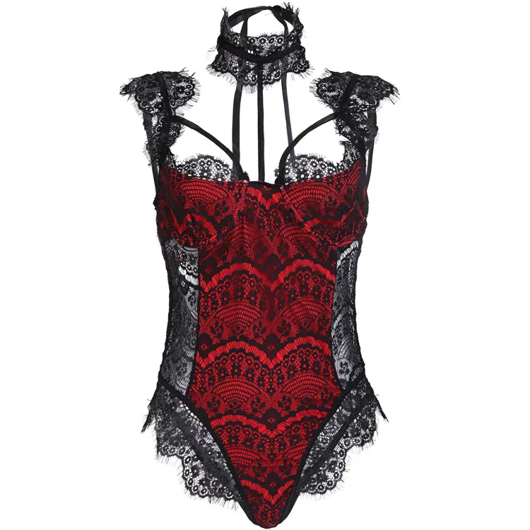 womens sexy lace lingerie erotic bodysuit - bu