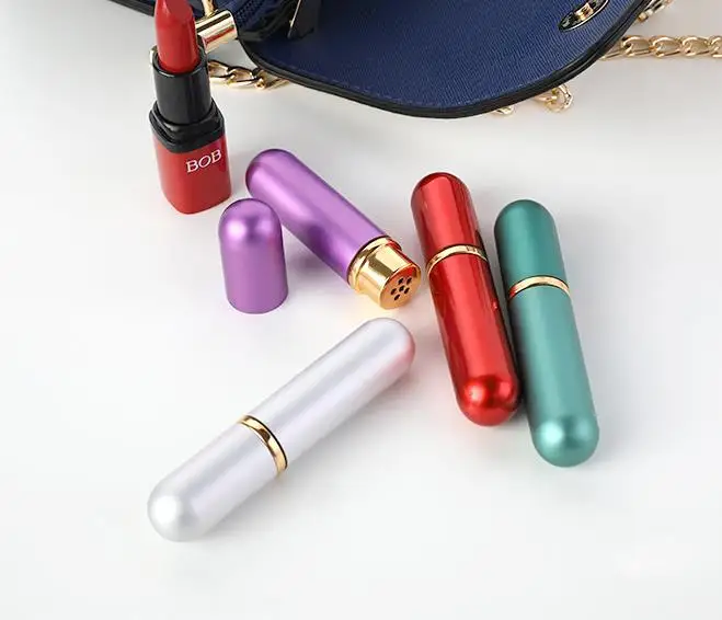 Fast Delivery Essential Oil Aromatherapy Blank Metal Nasal Inhaler Tubes Muti Color Blank Nasal Containers