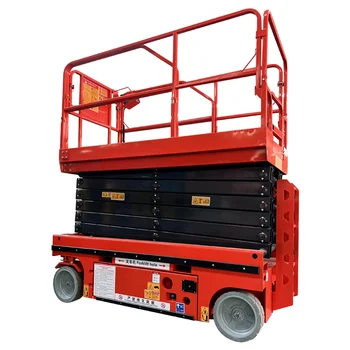 Fully automatic rechargeable hydraulic scissor lifts construction plant use lifting platforms