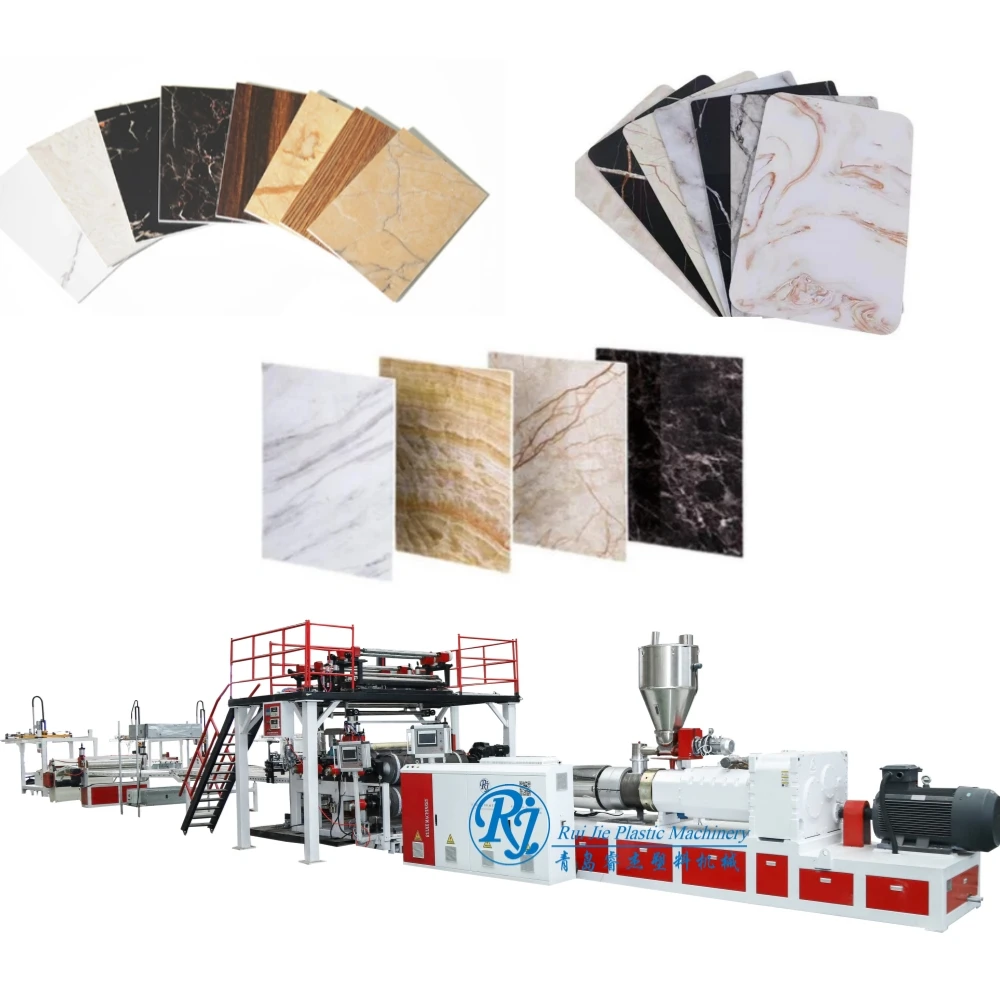 Marble Sheet Making Machine PVC Marble Sheet UV Marble Sheet Making Machine Equipment Extruder