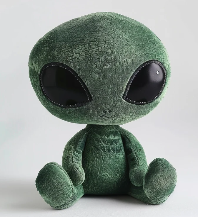 Anloximt Peluche Alieno - Giocattoli Spaziali Morbidi e Imbottiti | Giocattolo di Peluche Adorabile Creatura Spaziale da 6,7 Pollici, Cuscino per Viso Alieno, Animale di Peluche Alieno