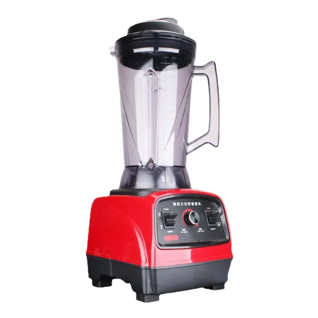 2 In 1 4500W Juicers Kitchen Appliances  Commercial Mixer Smoothie Juicer Food Processor Silver Crest Blender