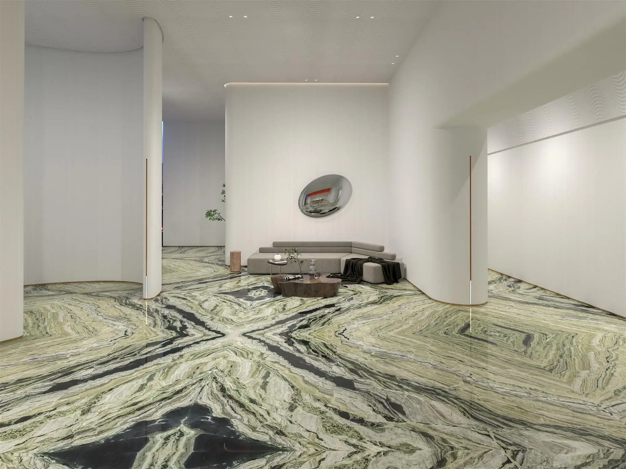 Green Marble for Toilet Wall Cladding Interior Decoration Elevator Lobby Wholesale Price