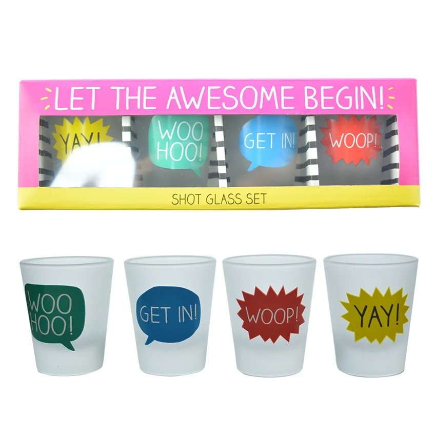 Supply 2oz Frosted Small Wine Glass Set Transparent Liquor Glass XY1032A Spirits Glass Cup Can Print Logo Modern Design preview 5