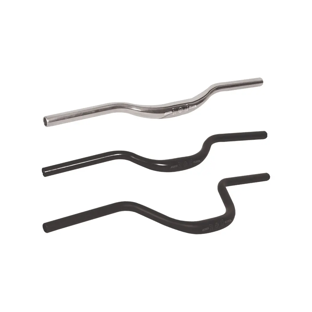Custom OEM 31.8 MTB Small Riser Handlebar 700mm H15 Sand Black Steel 1.4-1.6mm Thickness Aluminum 2.2-2.4mm bicycle Handlebar