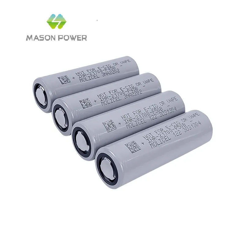 Molicel 18650 P26A P28A P30B 21700 P42A P45B P50B P60 3.7V 4200mAh 4500mAh  5000mAh Drone UAV Motorcycle Starting Battery