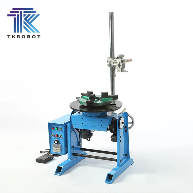 TKweld Custom Precision Rotary Welding Turntable Hot Sale with Motor Engine Bearing Core Components Welding Positioner