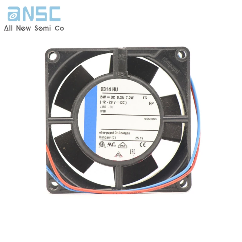 Original Axial fan 8314HU 8032 24V 6W Converter cooling fan