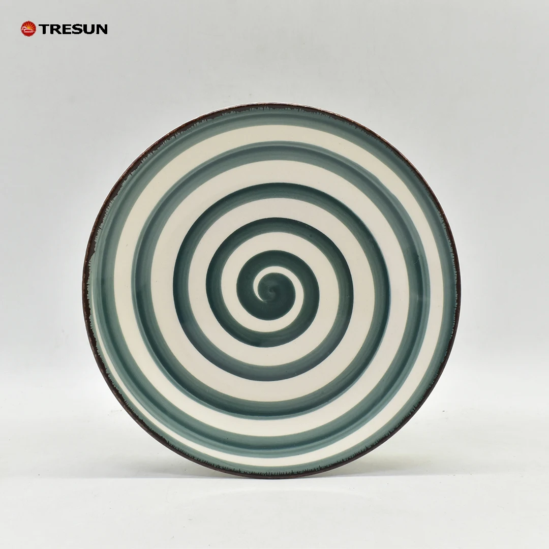 Handpaint Solid 16pieces Stoneware Earthenware Handpainted Set De Vajilla Ceramic Dinnerware