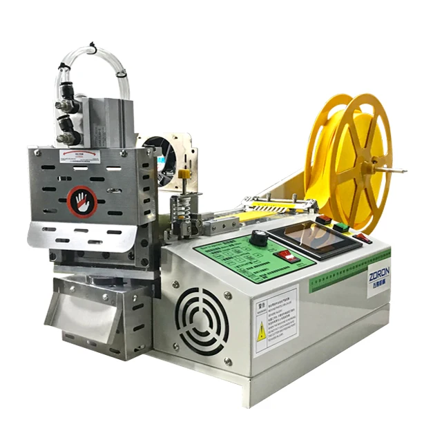 High Speed Multiple Shapes Hook and Loop Straps PVC Leather Fabric Leather Velcroes Tape Cutting  Machine