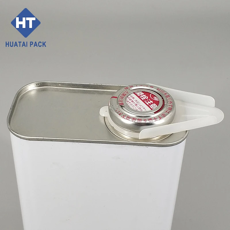 1L Empty Metal Tin Can for Food Grade Chemical Olive Oil Tin Can Motor Oil Tin Can