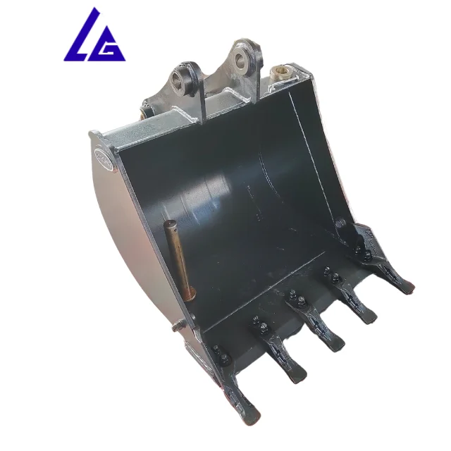 Durable 0.2cbm Backhoe Loader Bucket Standard Bucket with Durable Bucket Teeth