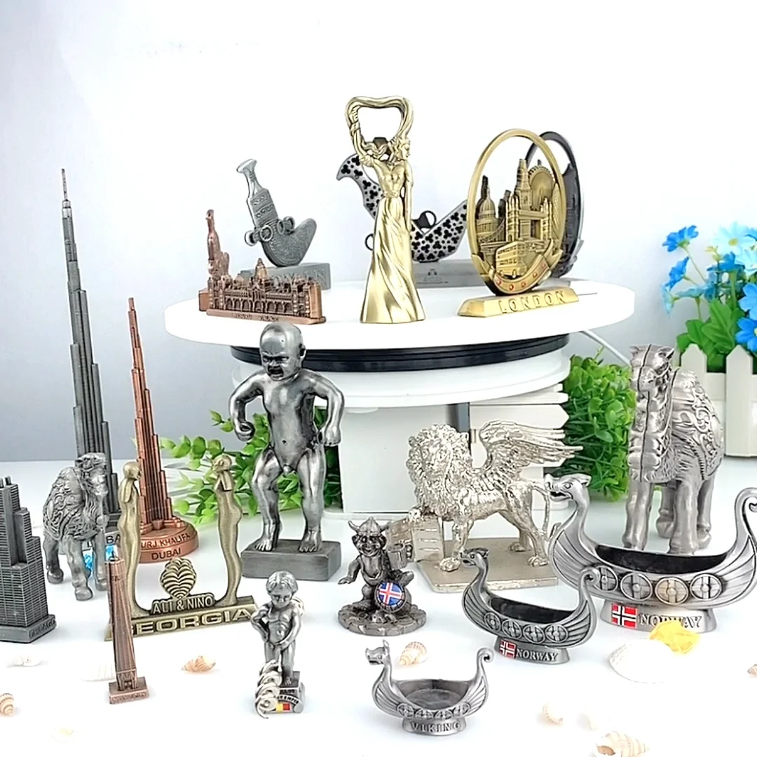 Zinc Alloy Material Antique Pewter Finish Viking Ship Viking Boat