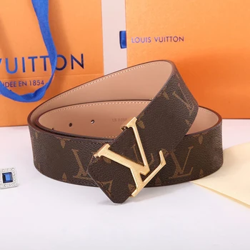 Wholesale High Quality Luxury Genuine Leather Belt Smooth Buckle Famous Brands Designer Belt for Women and Men