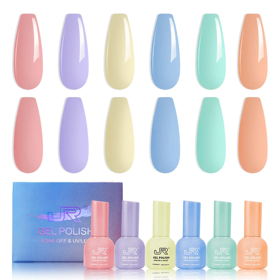 beauty products for women 120 Colors JR Nail Polish Private Label UV Gel 15ml Soak off Gel Polish kit nails supplies salon