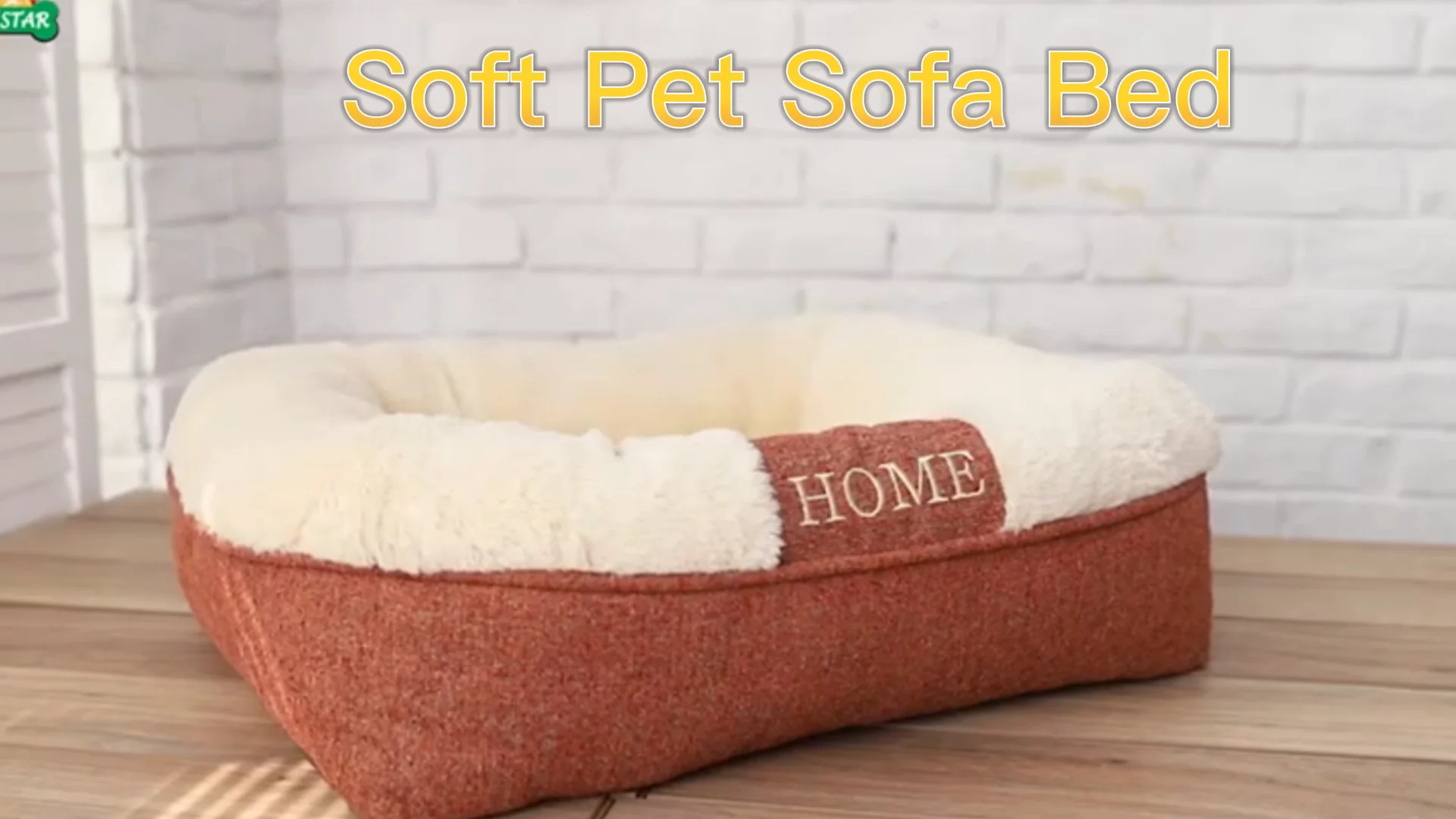 Factory Custom Luxury Plush Pet Bed Soft Dogs Bed Chew Proof Nest