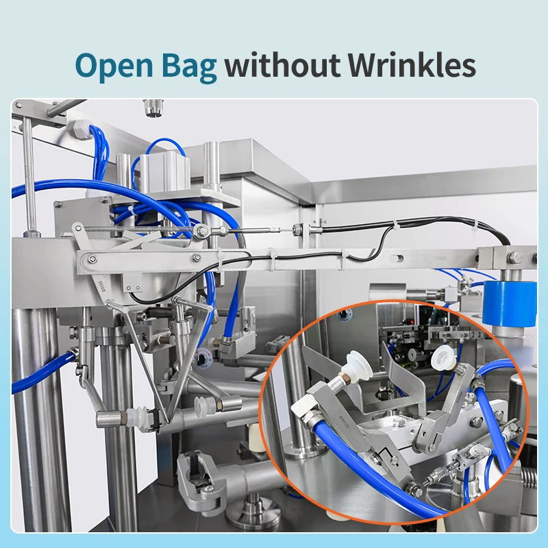 Tablet Pill Capsule Counting Vertical Zipper Lock Premade Standup Pouch Packing Machine