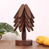 4pcs Black Walnut