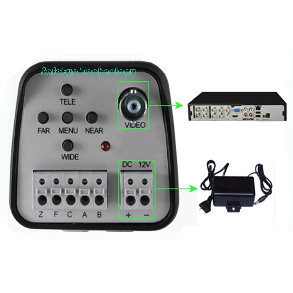 SafeEye HD AHD 1080P Auto Focus CCTV Box Camera 36X Optical Zoom AHD ...