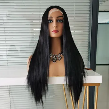 Alternative view of Hot Selling Transparent Hd Full Lace Straight Human Hair Wig Brazilian 360 Lace Frontal Wigs 13x4 Human Hair Hd Lace Front Wigs