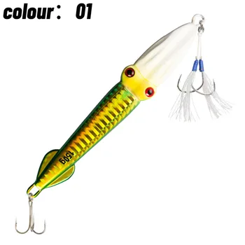 Luminous Laser Metal Jig, Offshore Boat Fishing Bait, 100g 150g Squid & Tuna Lure – Metal Jig – view 5