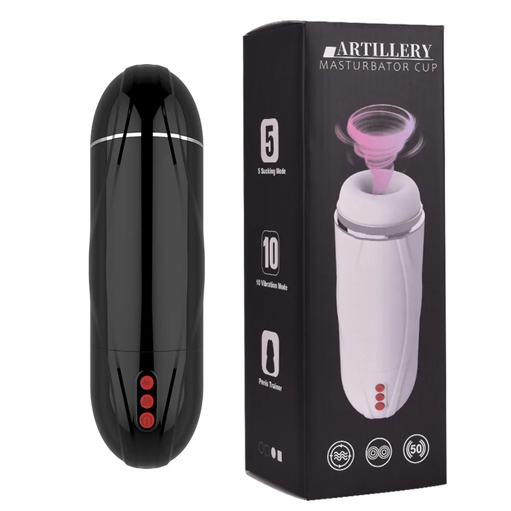 Juguetes Sexuales Para Hombres Sex Toy Box for Men, Hands Free Masturbation  Device, Quiet Powerful Sucking Male Masturbators