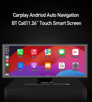 11.26 Inch Portable Car Screen - Wireless Carplay & Android Auto